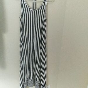 Gap Maxi Navy and White‎ Sleeveless Maxi Sundress